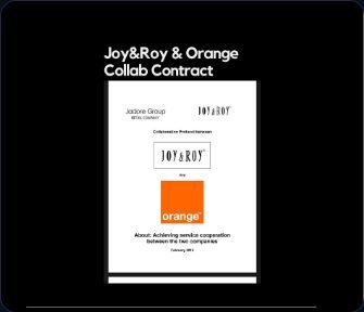 JOY&ROY × Orange